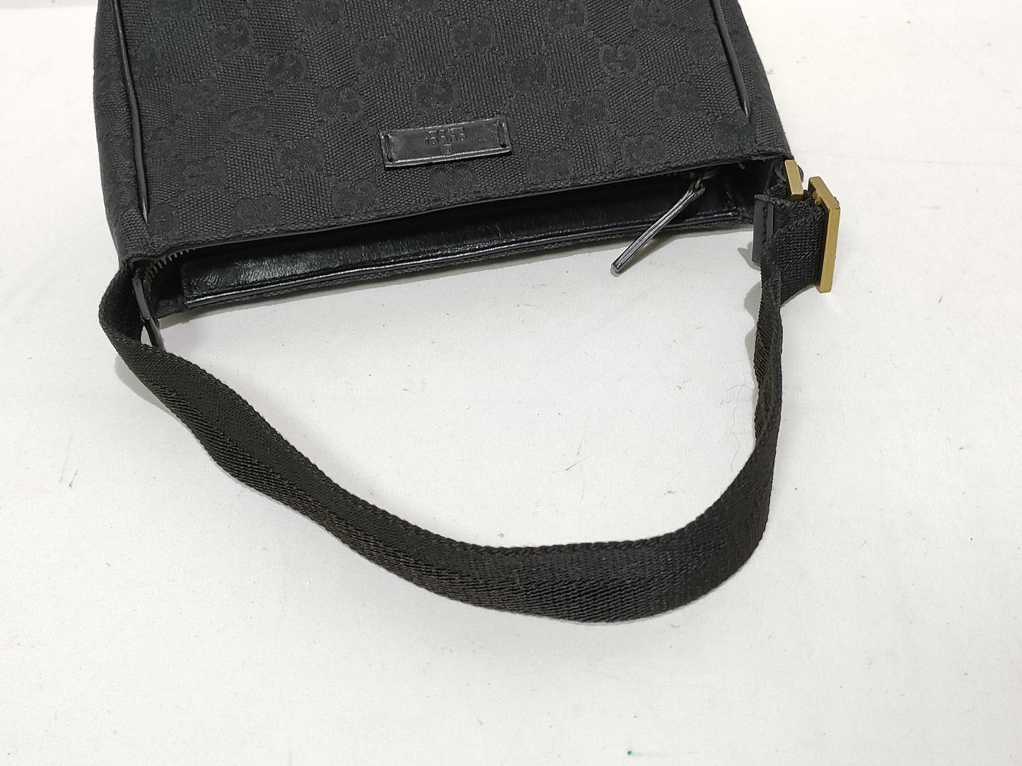 GUCCI GG Canvas Gucci 106644 GG Canvas Black Accessory Pouch Mini Bag Shoulder Bag