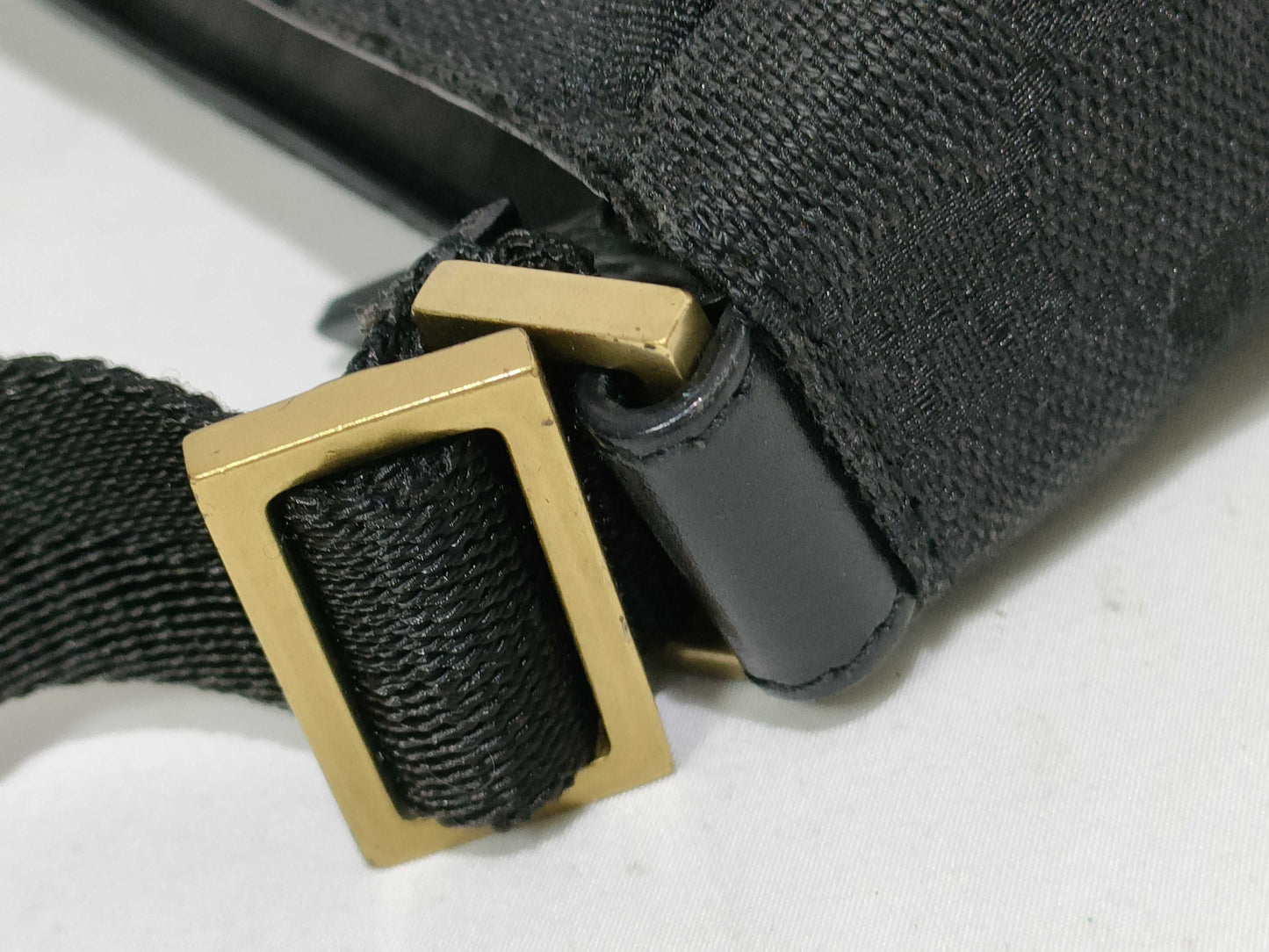 GUCCI GG Canvas Gucci 106644 GG Canvas Black Accessory Pouch Mini Bag Shoulder Bag