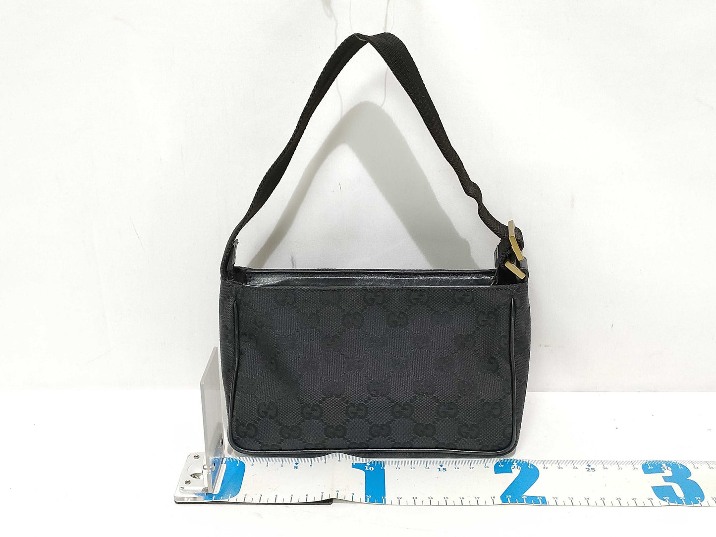 GUCCI GG Canvas Gucci 106644 GG Canvas Black Accessory Pouch Mini Bag Shoulder Bag