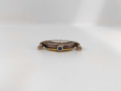 Cartier Must Colisee Vermeil 155817 590002, after-market diamond, undamaged, in good condition, women's watch