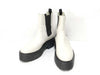HERMES Hallow Side Gore Boots Ivory Other Shoes