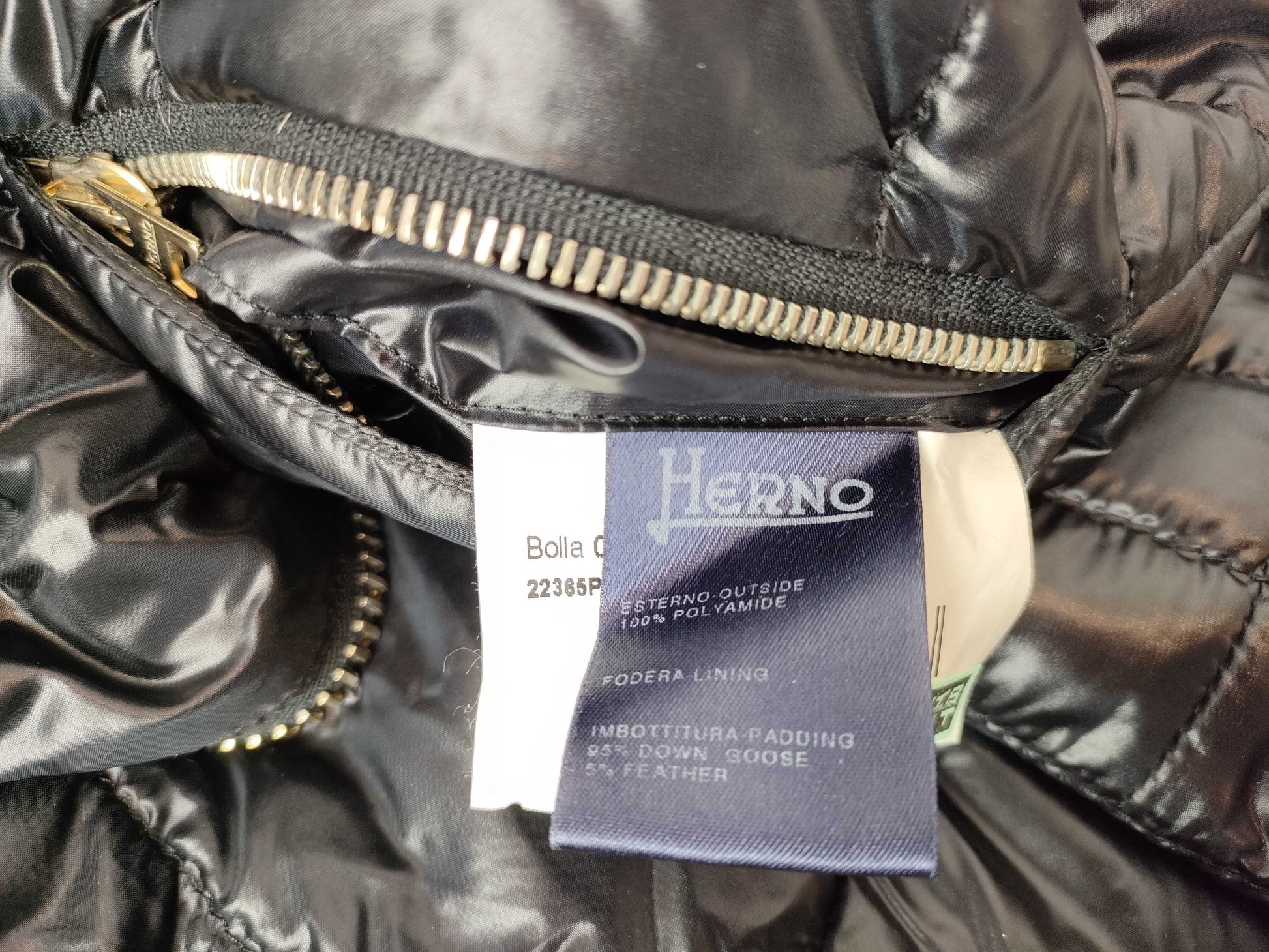 Herno fur-trimmed down jacket, size 38, 0700369 TAGLIA jacket