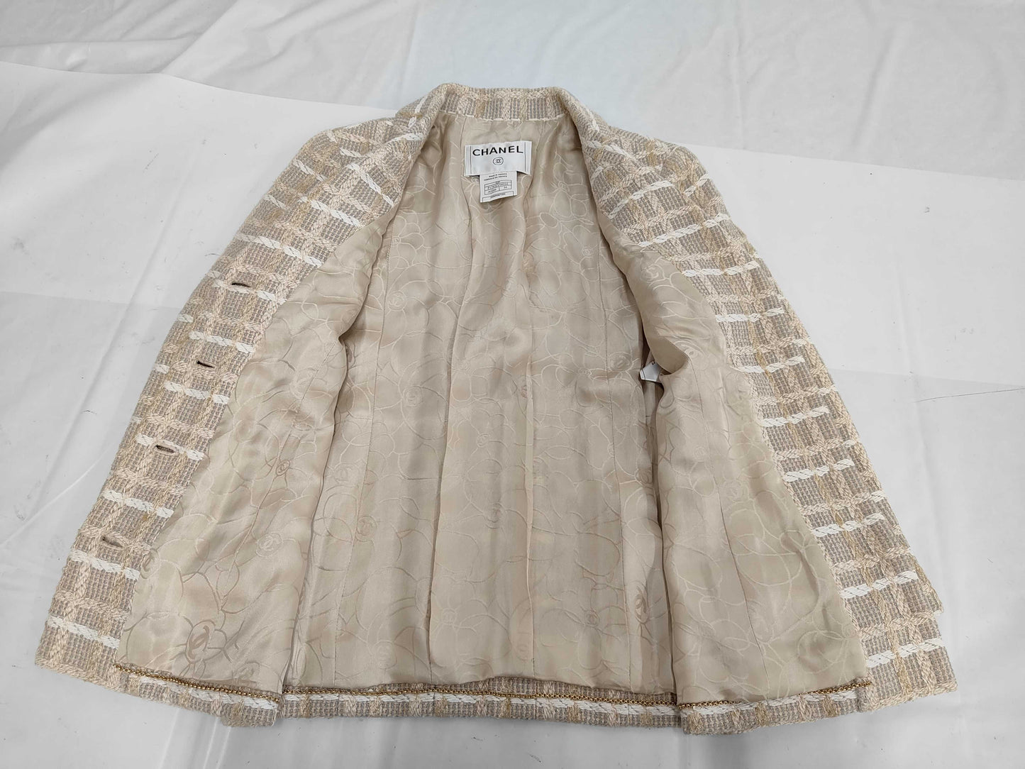 CHANEL CHANEL Tweed Jacket Size 34 Coco Button Jacket