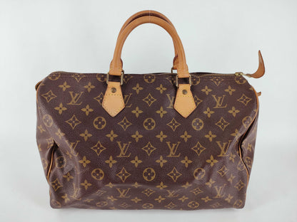 LOUIS VUITTON Monogram LOUIS VUITTON M41524 Monogram Speedy 35 Handbag Boston Bag