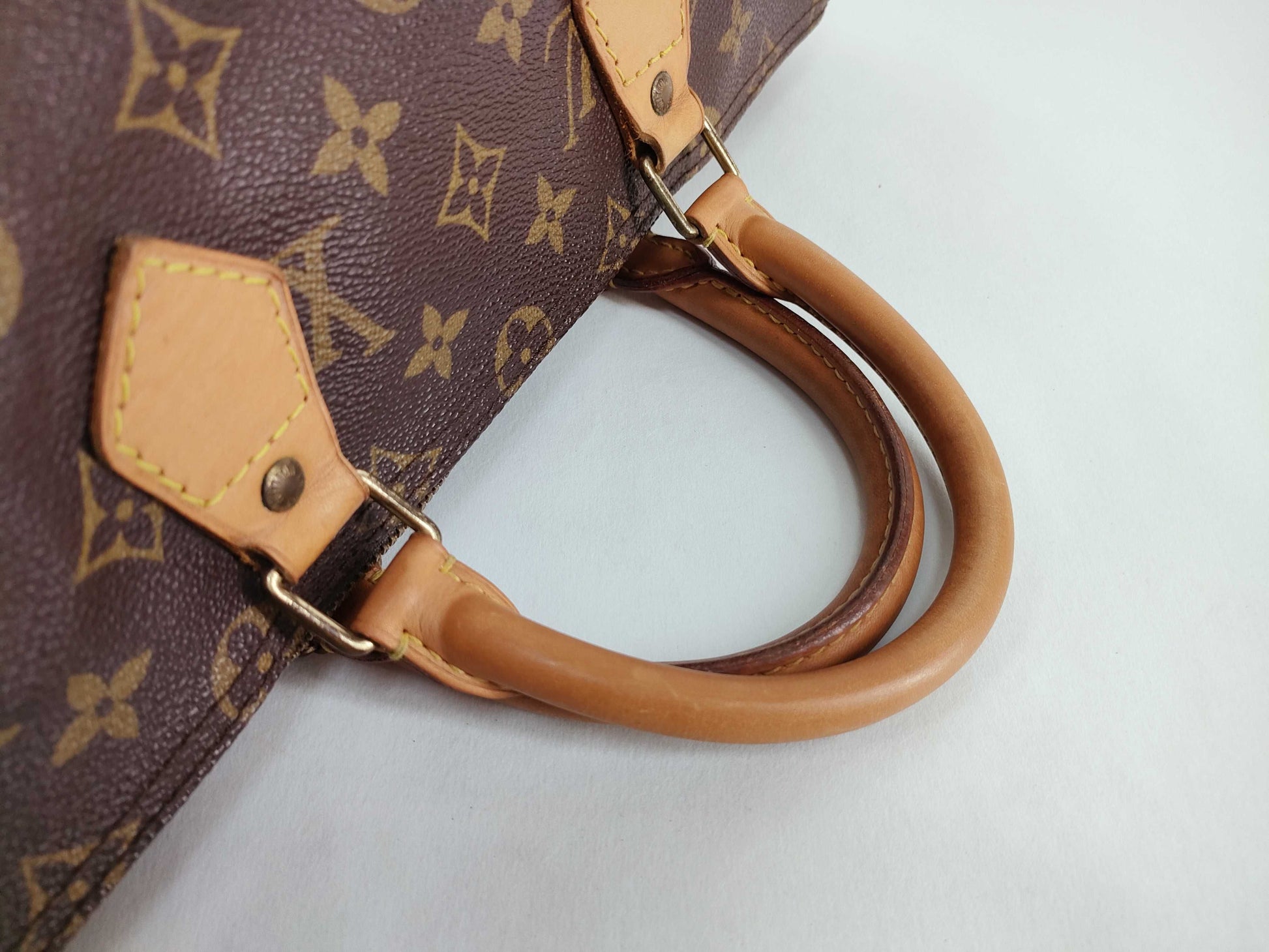 LOUIS VUITTON Monogram LOUIS VUITTON M41524 Monogram Speedy 35 Handbag Boston Bag