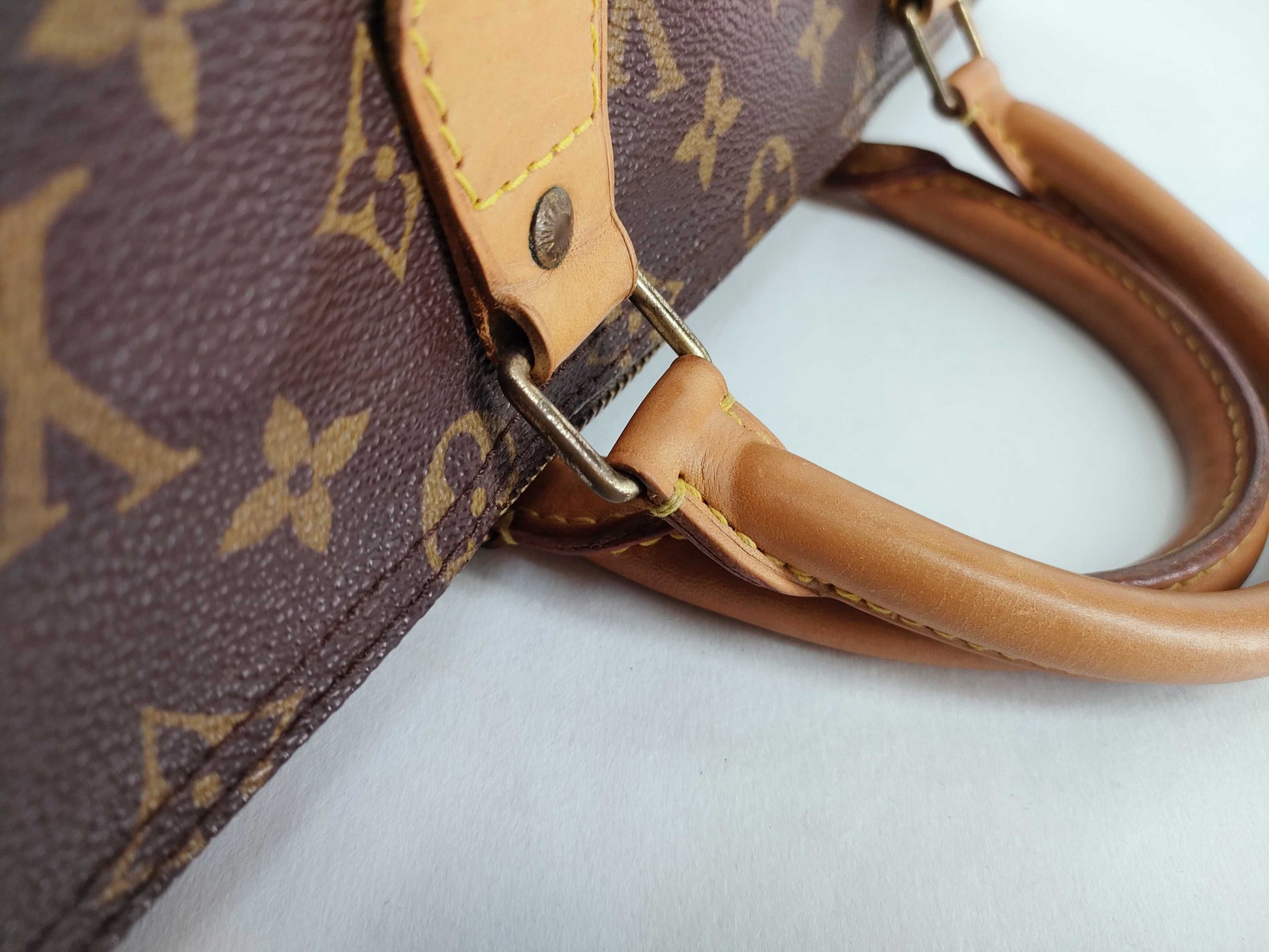 LOUIS VUITTON Monogram LOUIS VUITTON M41524 Monogram Speedy 35 Handbag Boston Bag