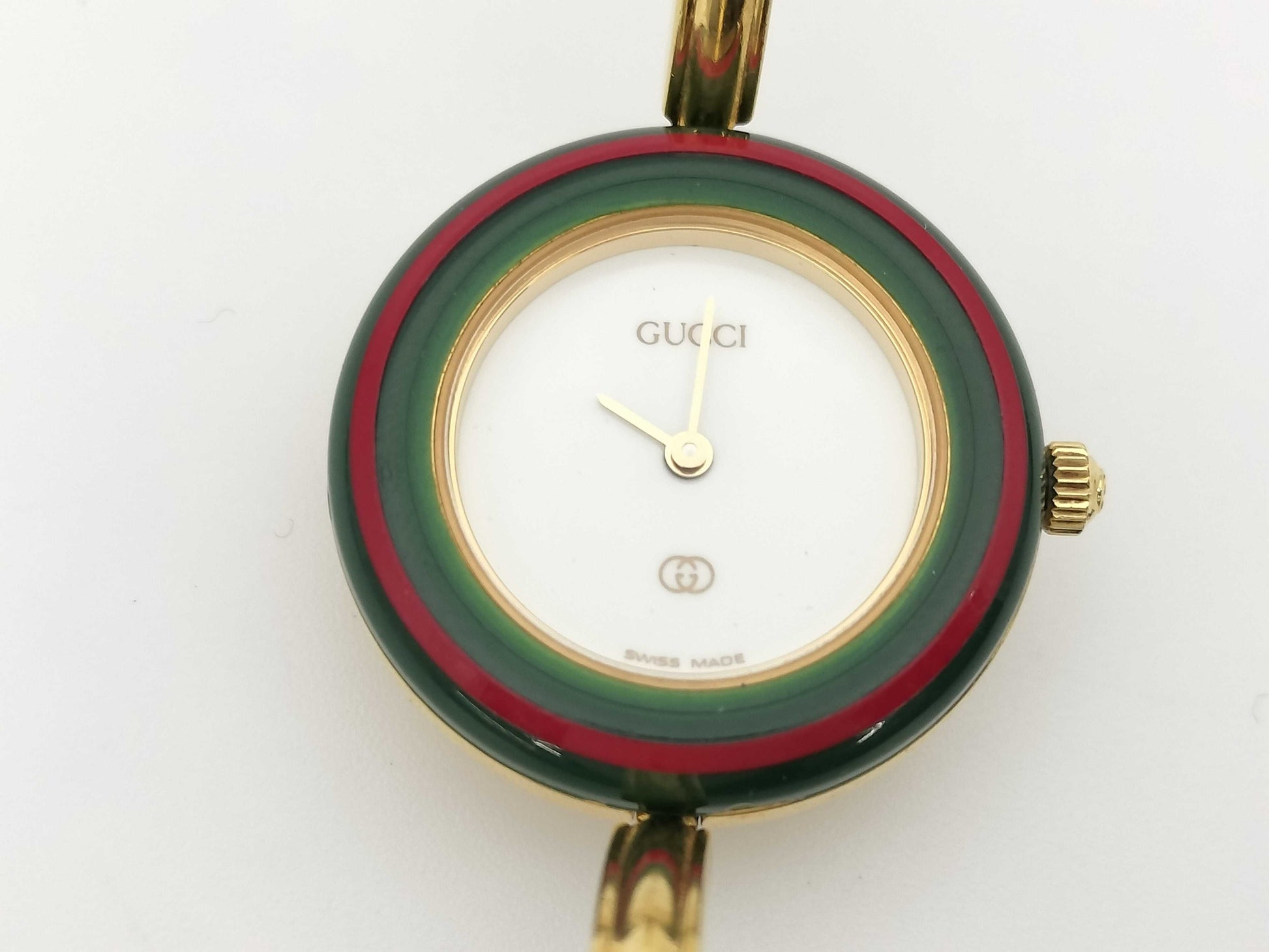 GUCCI Change Bezel 1100-L 0363643 Quartz Unmoving Women's Watch
