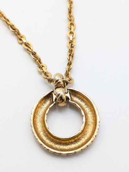 Yves Saint Laurent Yves Saint Laurent Gold Twist Necklace
