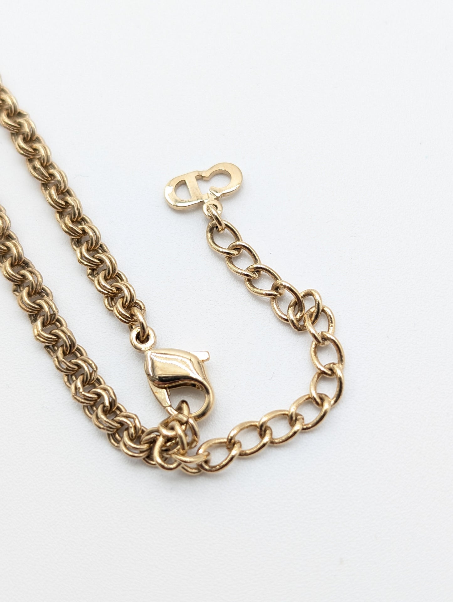 Dior Dior Gold Logo Necklace