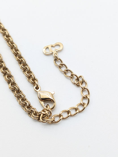 Dior Dior Gold Logo Necklace