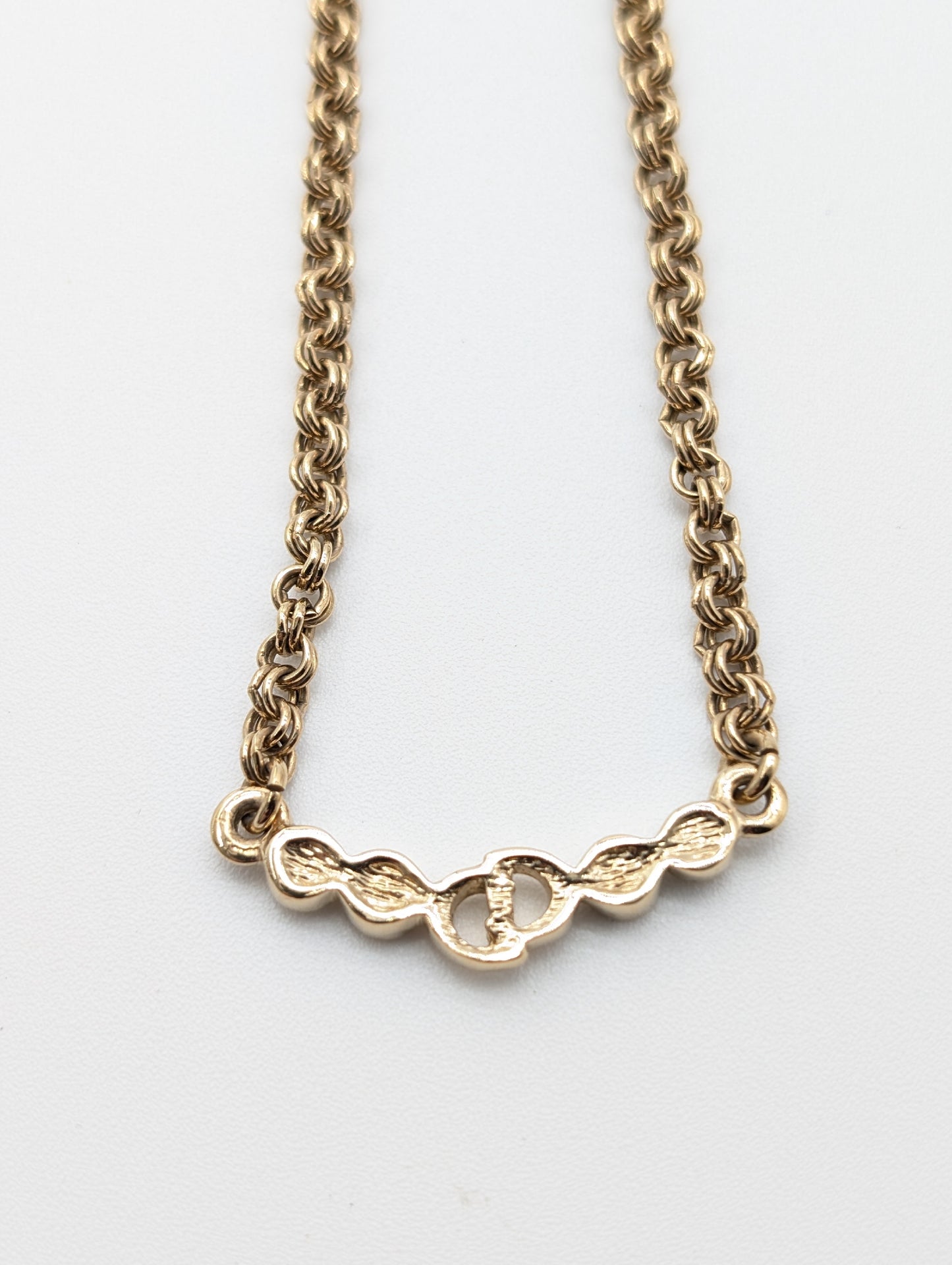 Dior Dior Gold Logo Necklace