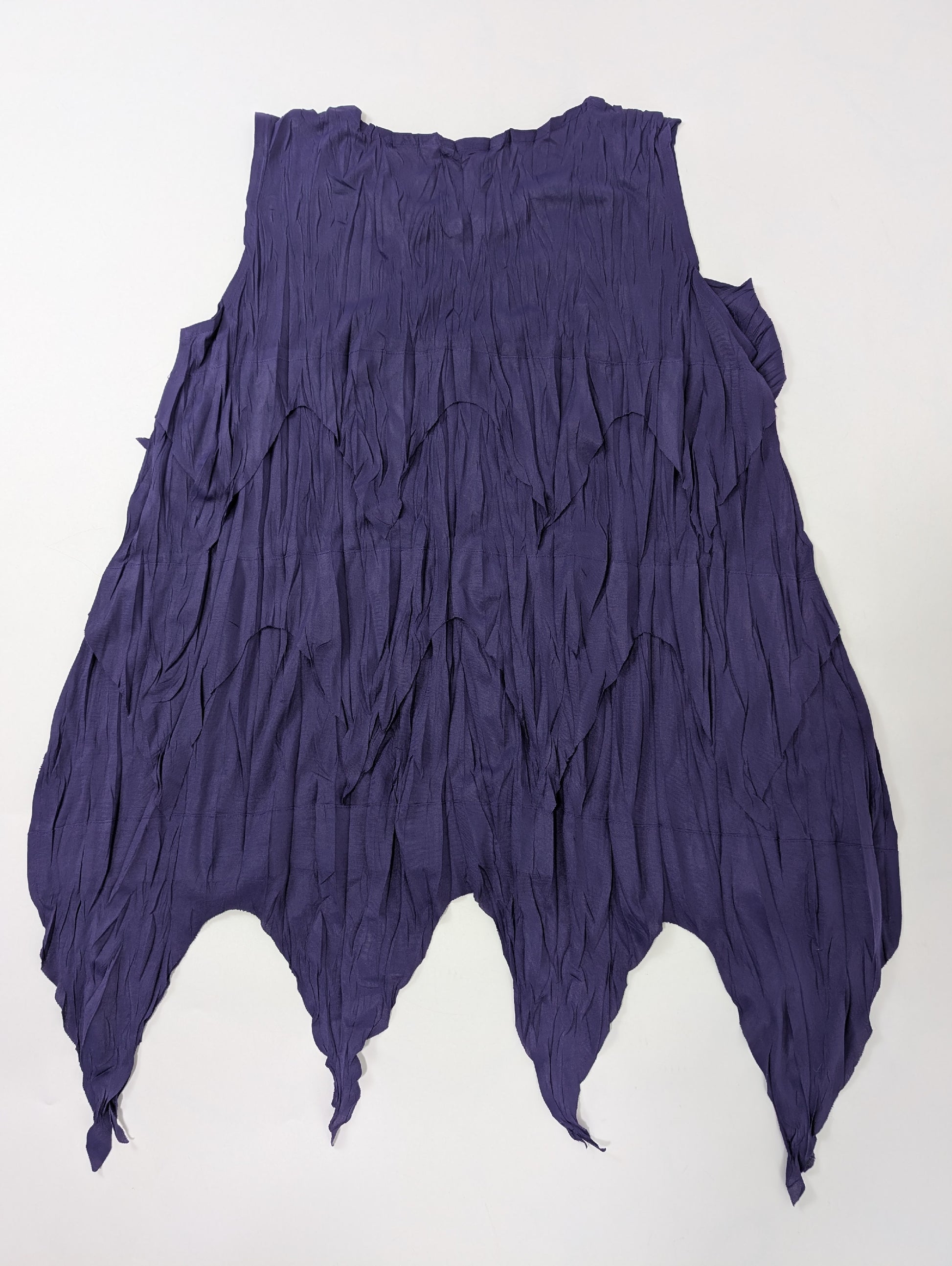 PLEATS PLEASE PLEATS PLEASE Wrinkled Cut and Sew Tunic Dress, Size 3