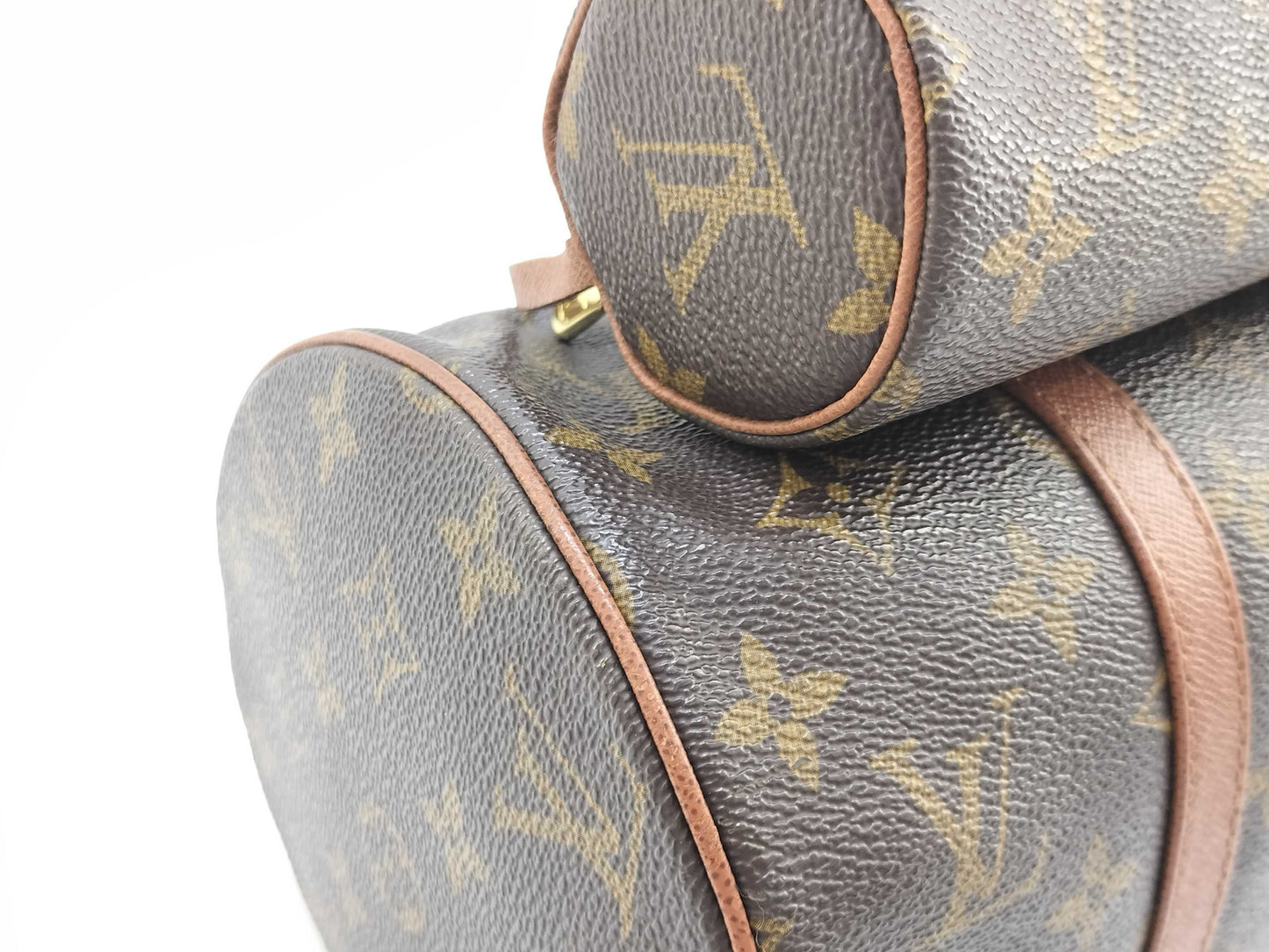 LOUIS VUITTON Monogram Papillon Handbag with Pouch