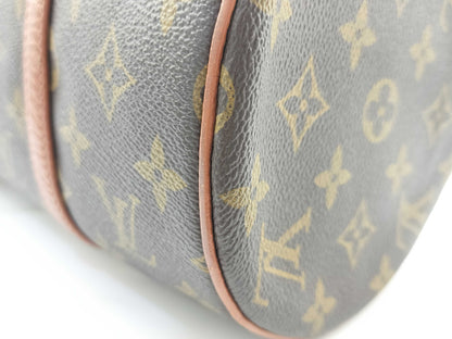 LOUIS VUITTON Monogram Papillon Handbag with Pouch