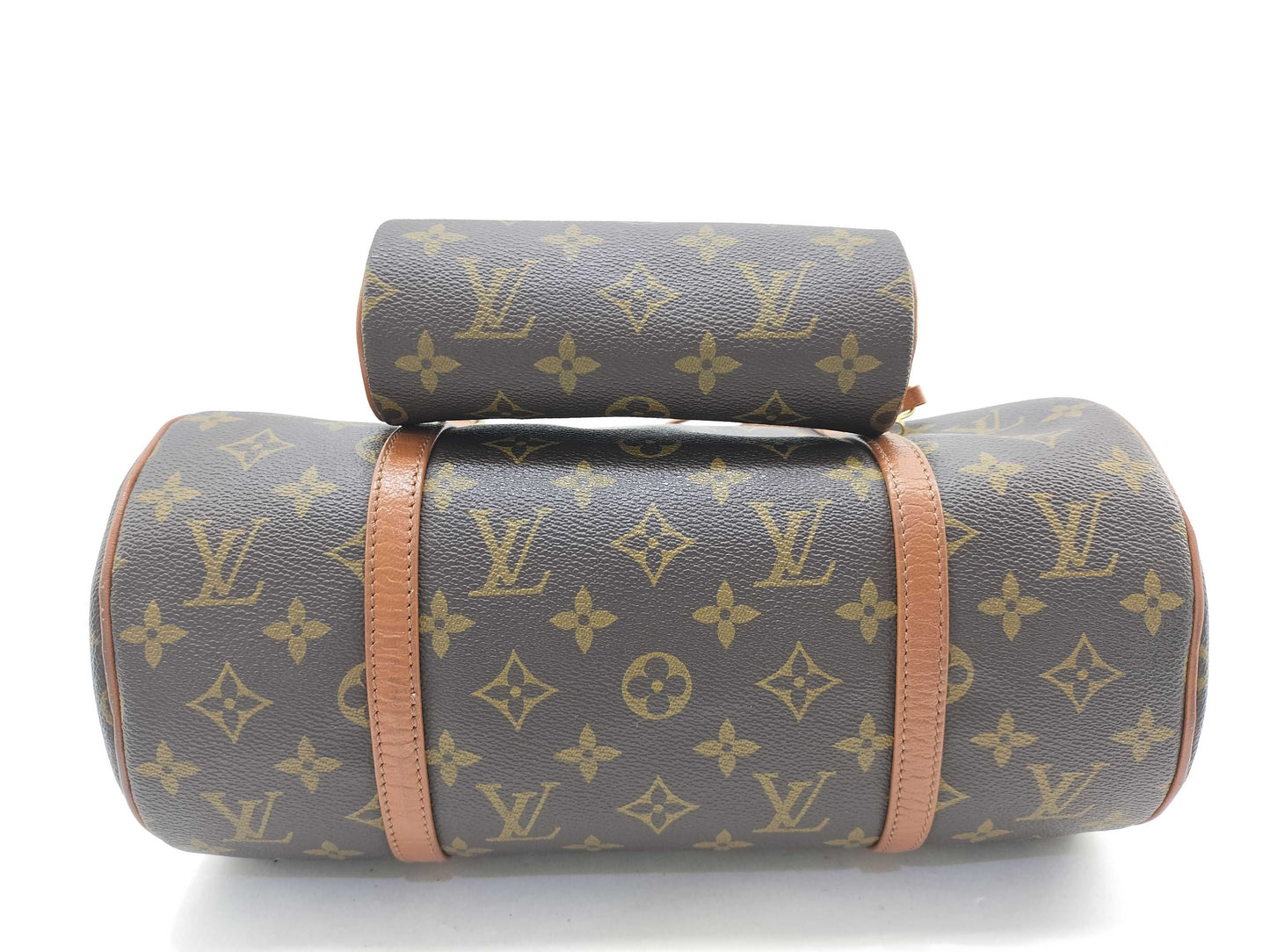 LOUIS VUITTON Monogram Papillon Handbag with Pouch