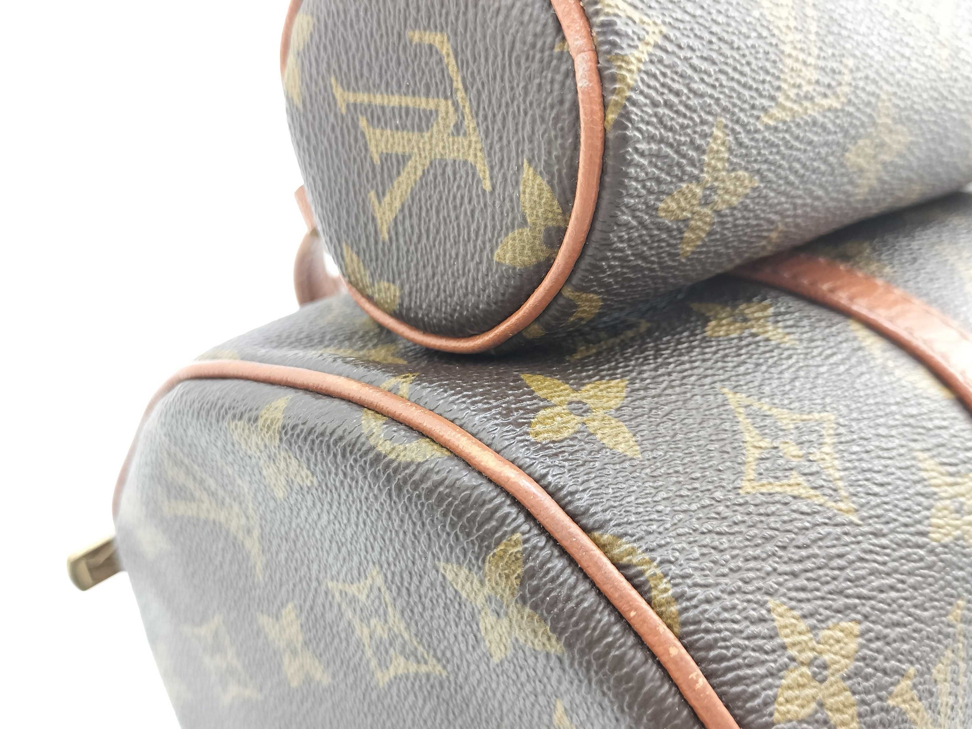 LOUIS VUITTON Monogram Papillon Handbag with Pouch