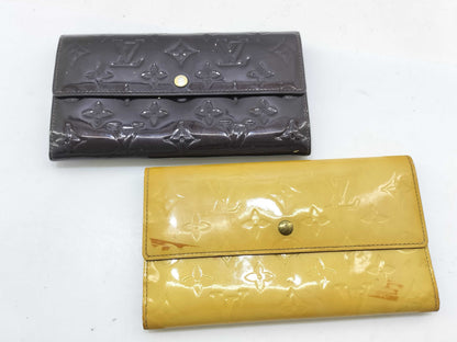 LOUIS VUITTON Vernis Porte Foro Wallet