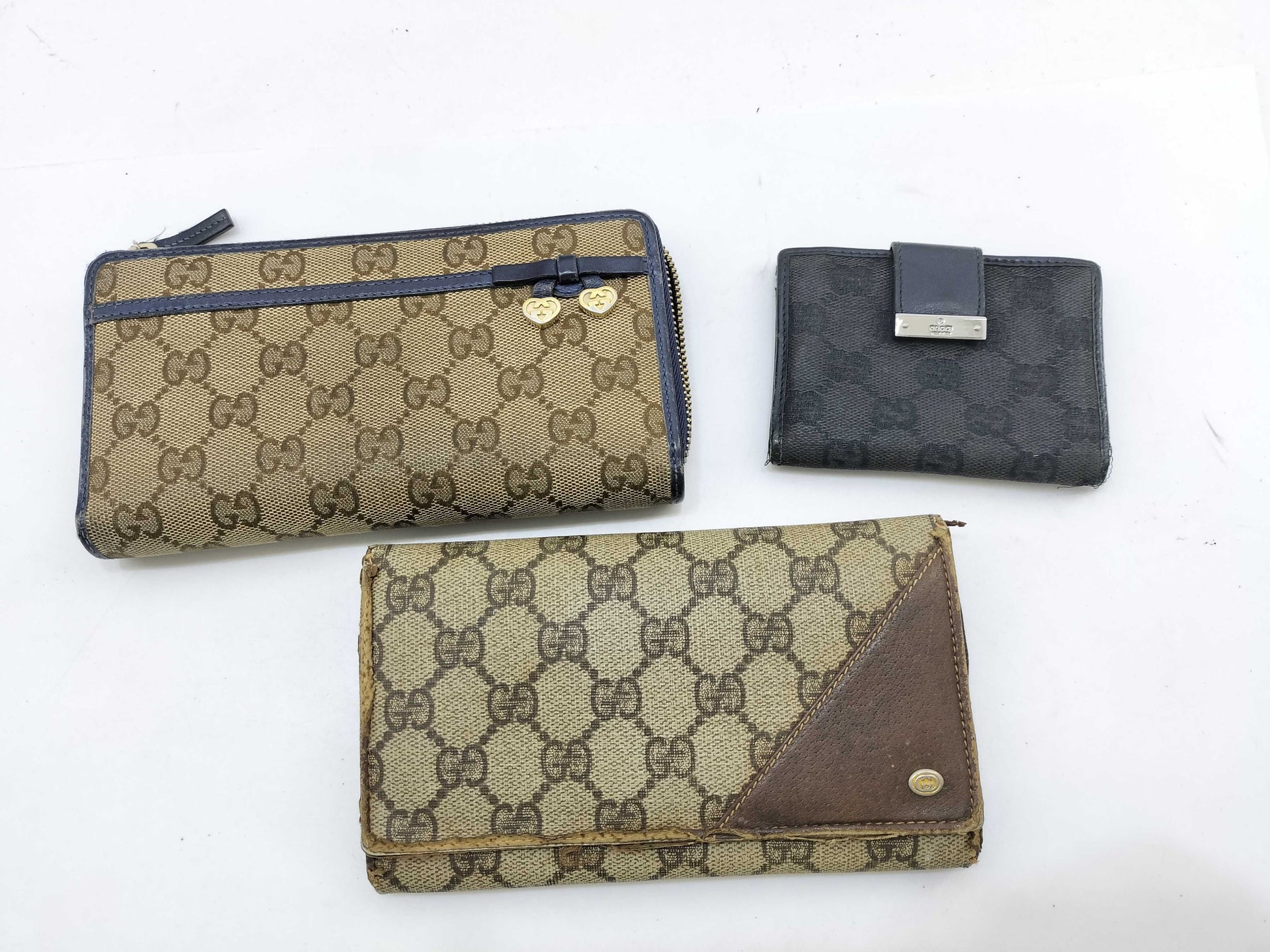 GUCCI GG Canvas Gucci Wallet 3-Piece Set