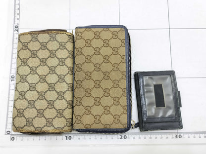 GUCCI GG Canvas Gucci Wallet 3-Piece Set