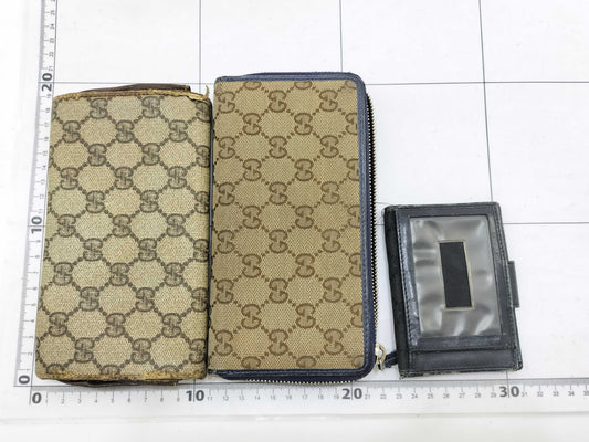 GUCCI GG Canvas Gucci Wallet 3-Piece Set