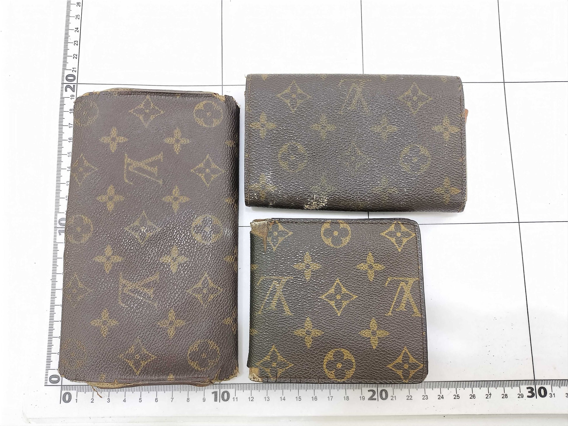 LOUIS VUITTON Monogram Louis Vuitton Wallet 5-Piece Set