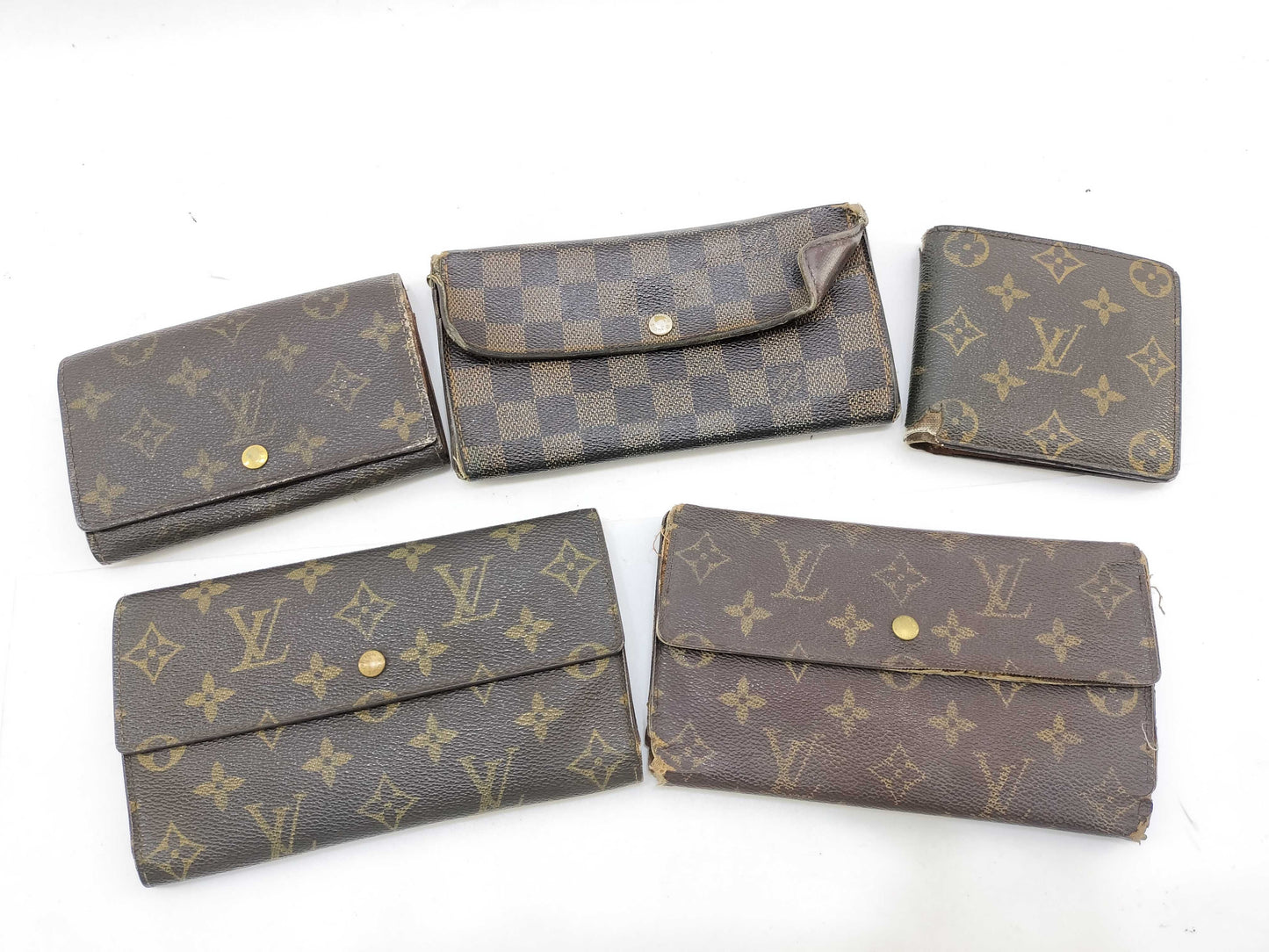 LOUIS VUITTON Monogram Louis Vuitton Wallet 5-Piece Set