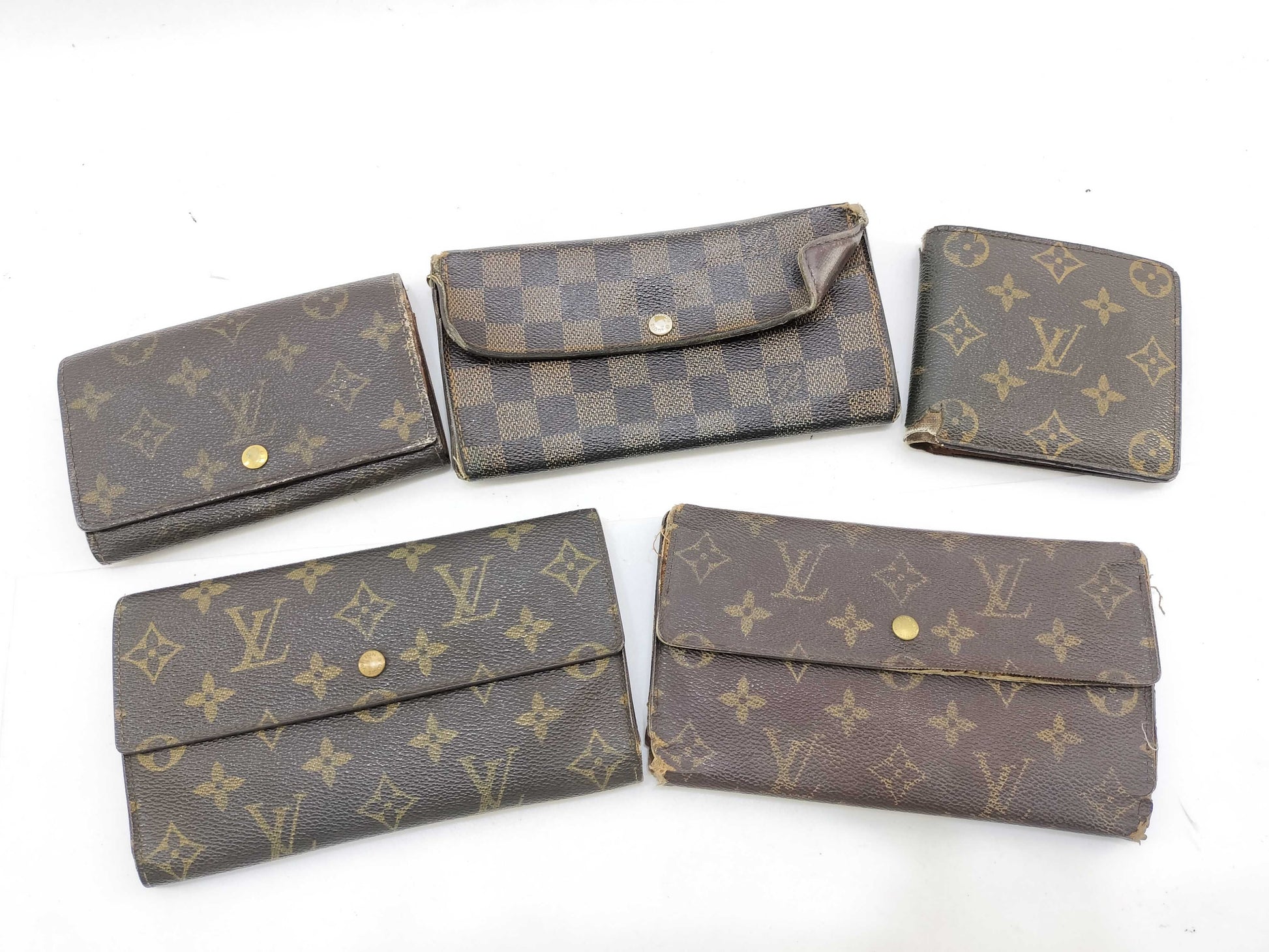 LOUIS VUITTON Monogram Louis Vuitton Wallet 5-Piece Set