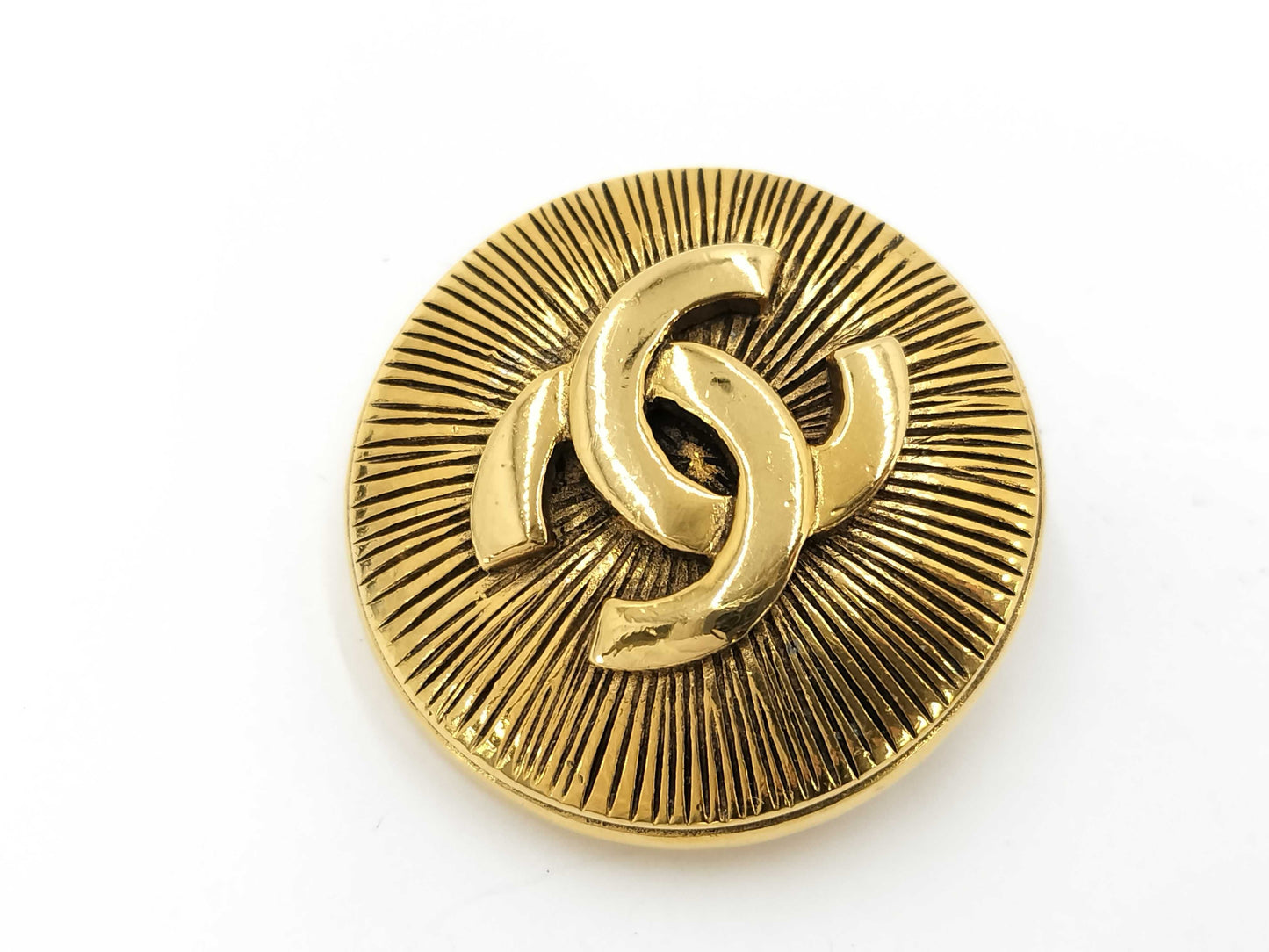 CHANEL Coco Mark Gold Brooch