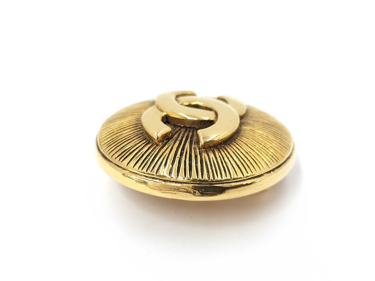 CHANEL Coco Mark Gold Brooch