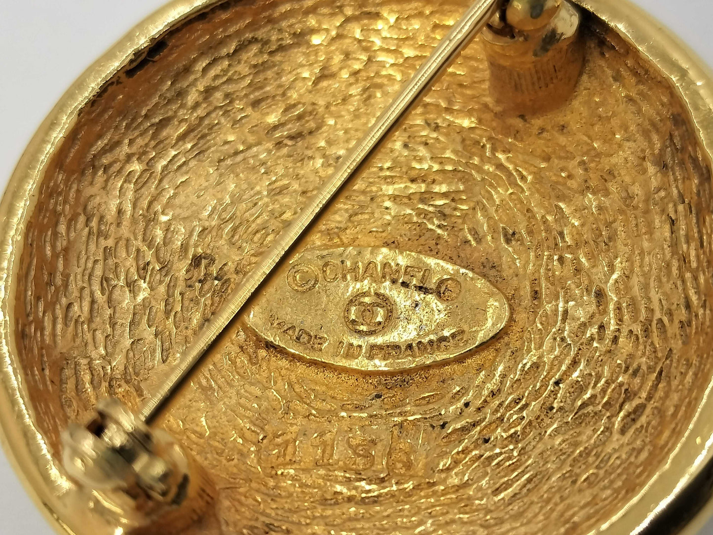 CHANEL Coco Mark Gold Brooch