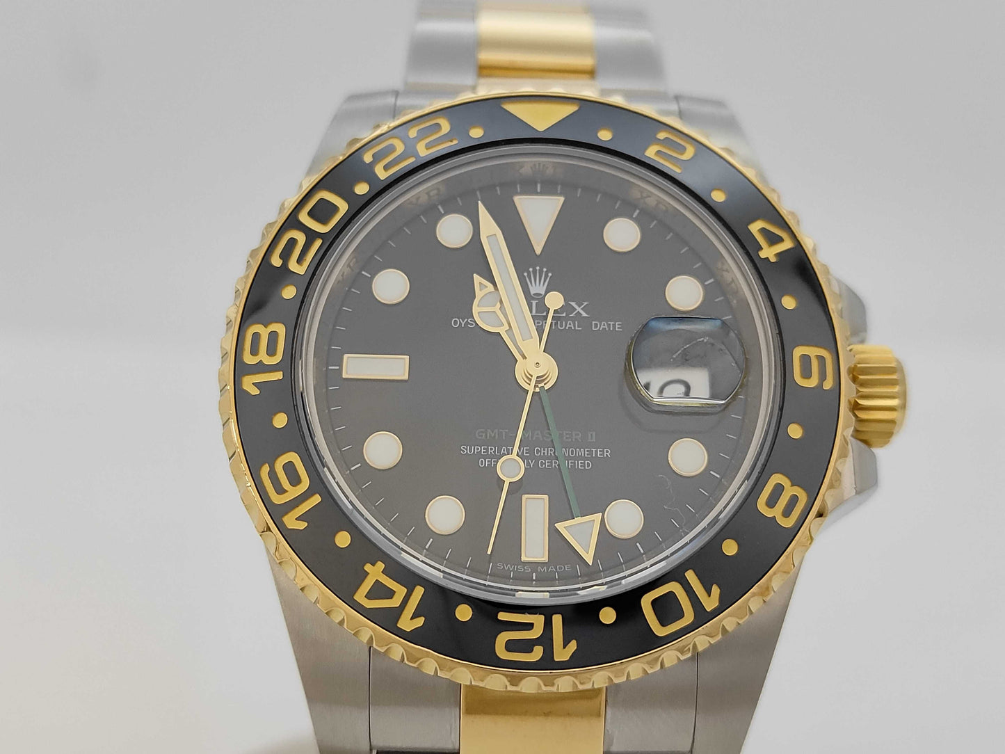 ROLEX 116713LN Z457742 Black Dial Oyster Bracelet Men's Watch