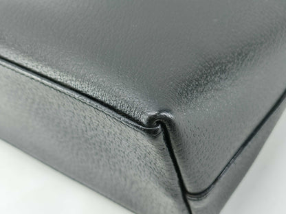 GUCCI Bamboo Handbag 001 1880 Black W25cm Handbag