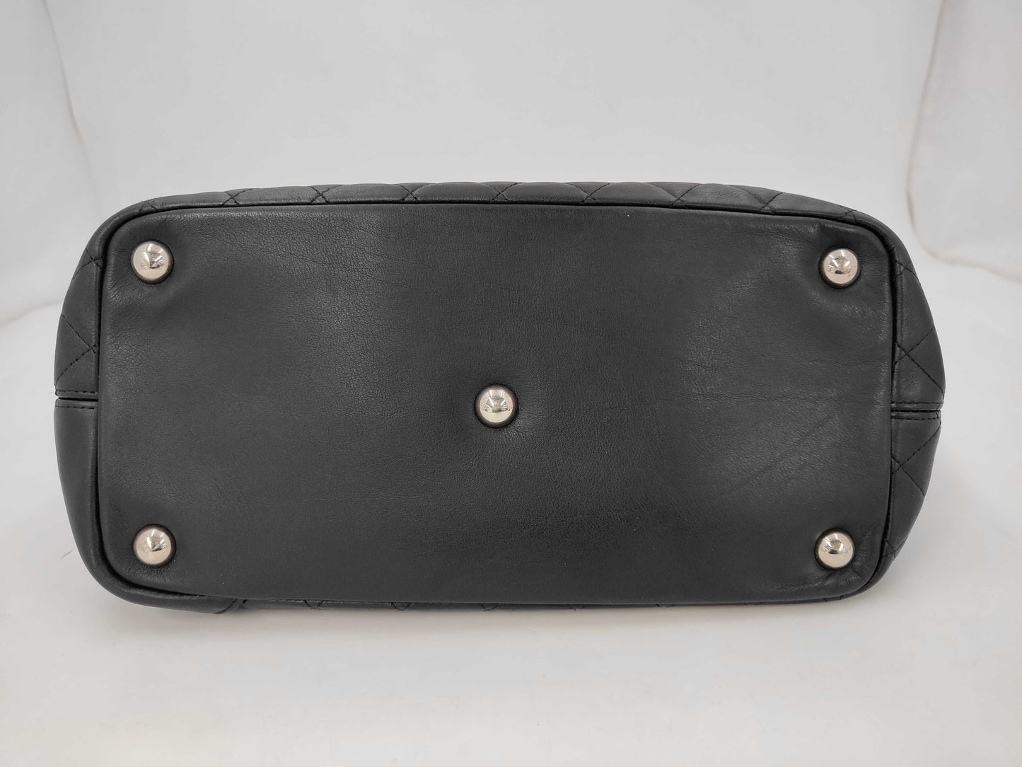 CHANEL Cambon Line Black W30cm Tote Bag