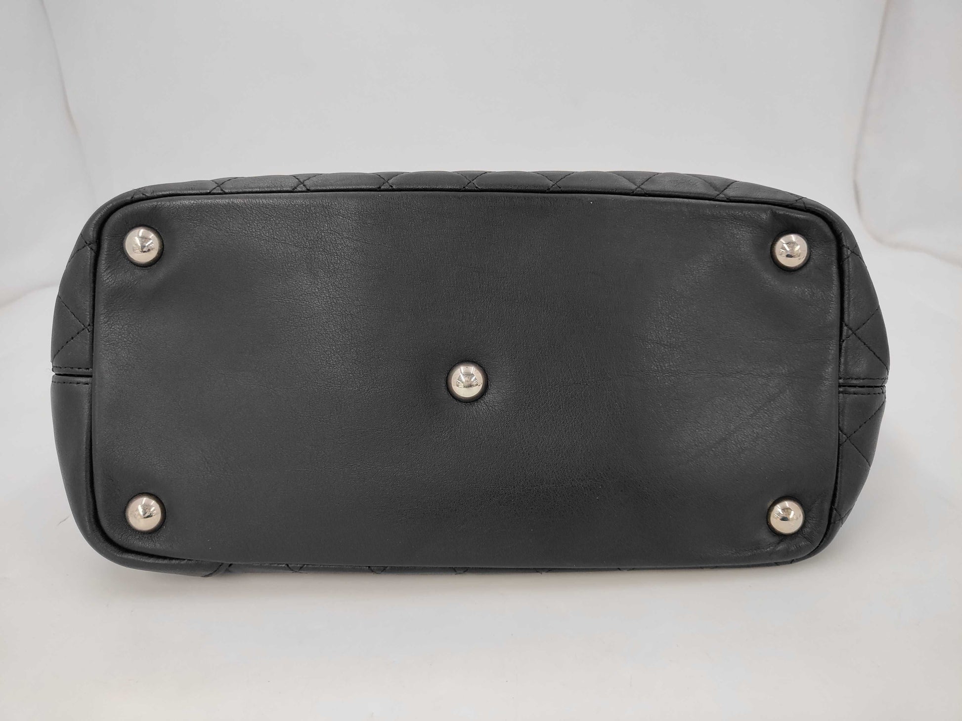 CHANEL Cambon Line Black W30cm Tote Bag