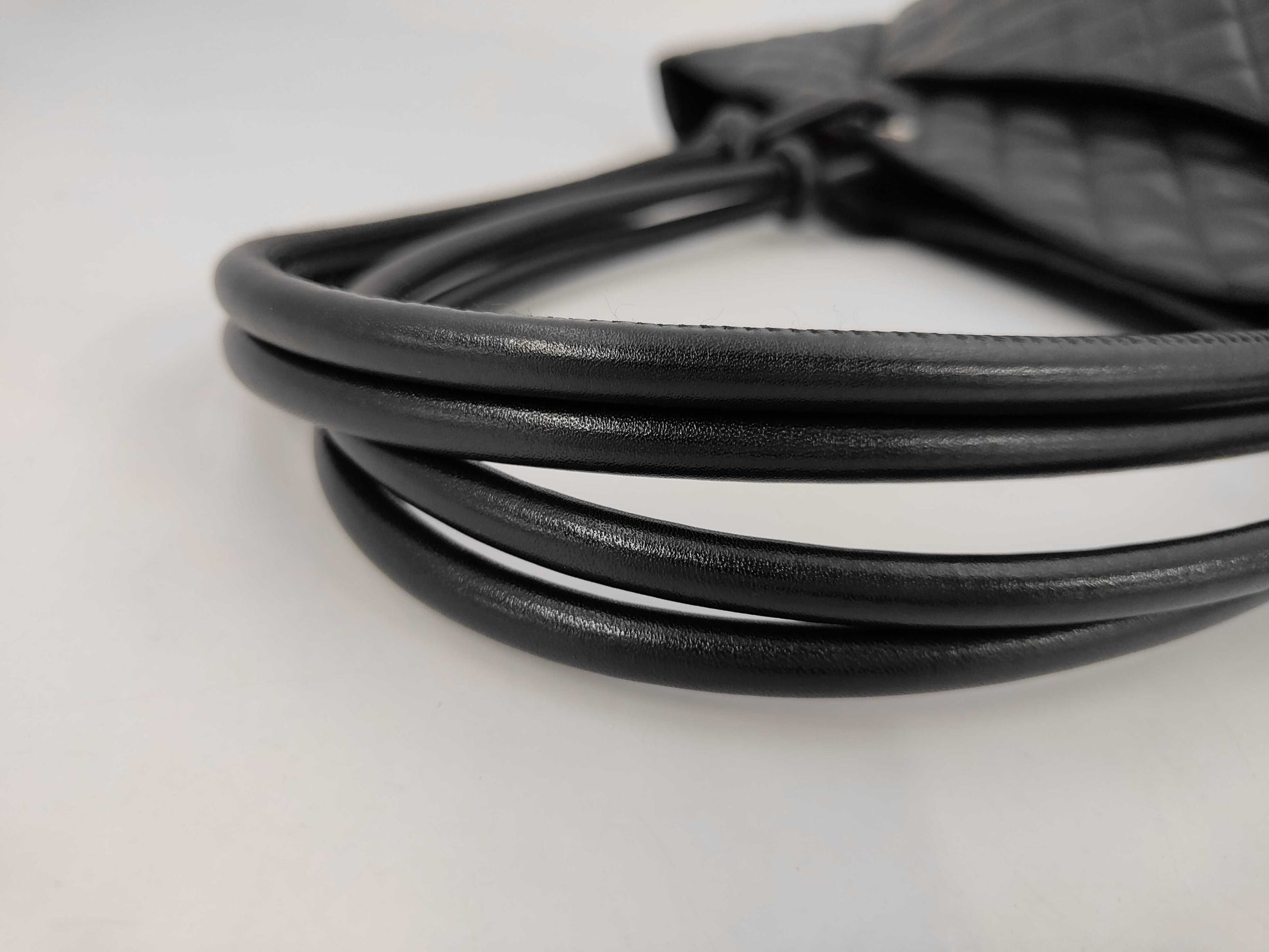 CHANEL Cambon Line Black W30cm Tote Bag