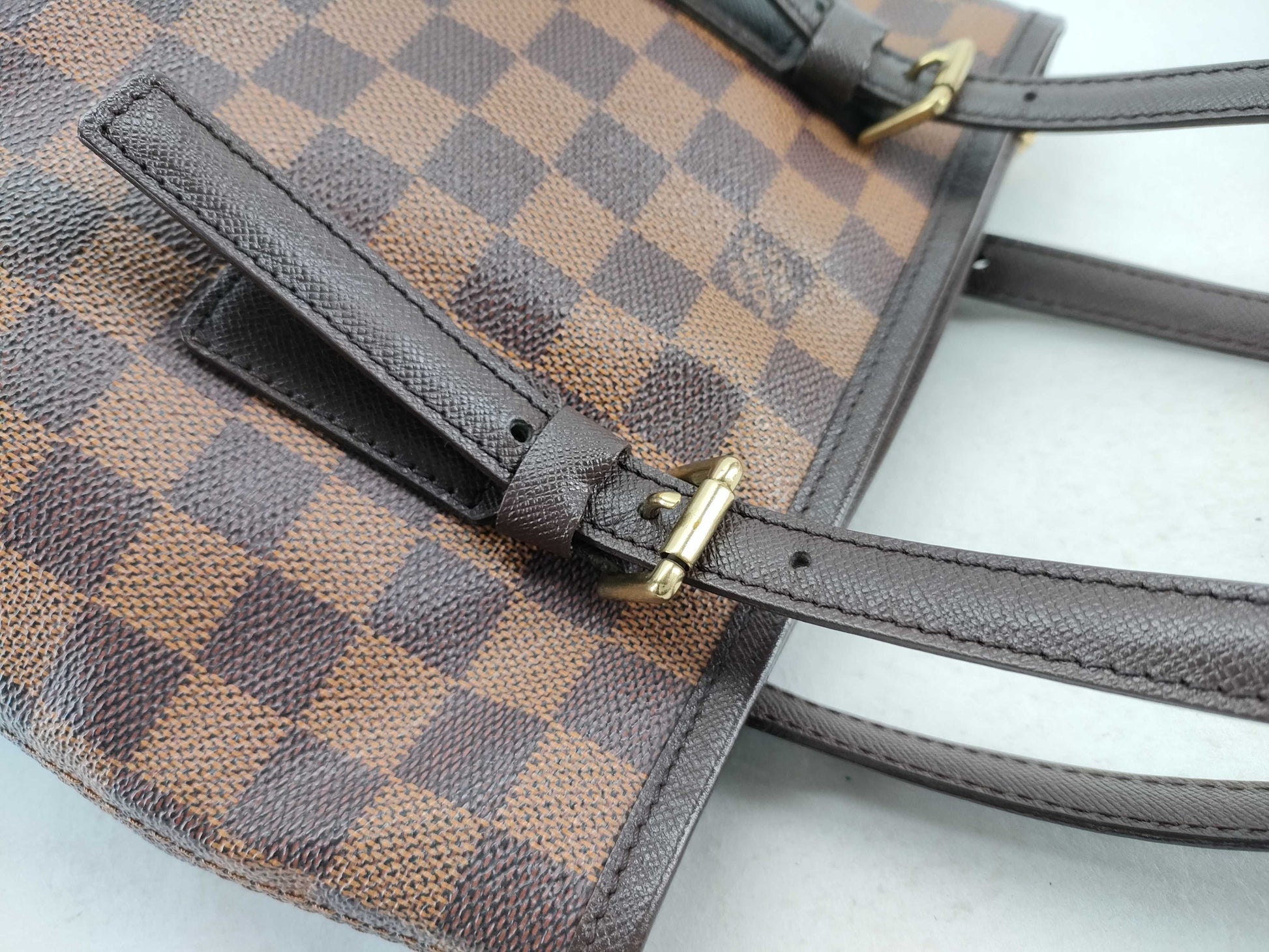 LOUIS VUITTON Damier LV Damier Mare Tote Bag N42240 with Pouch