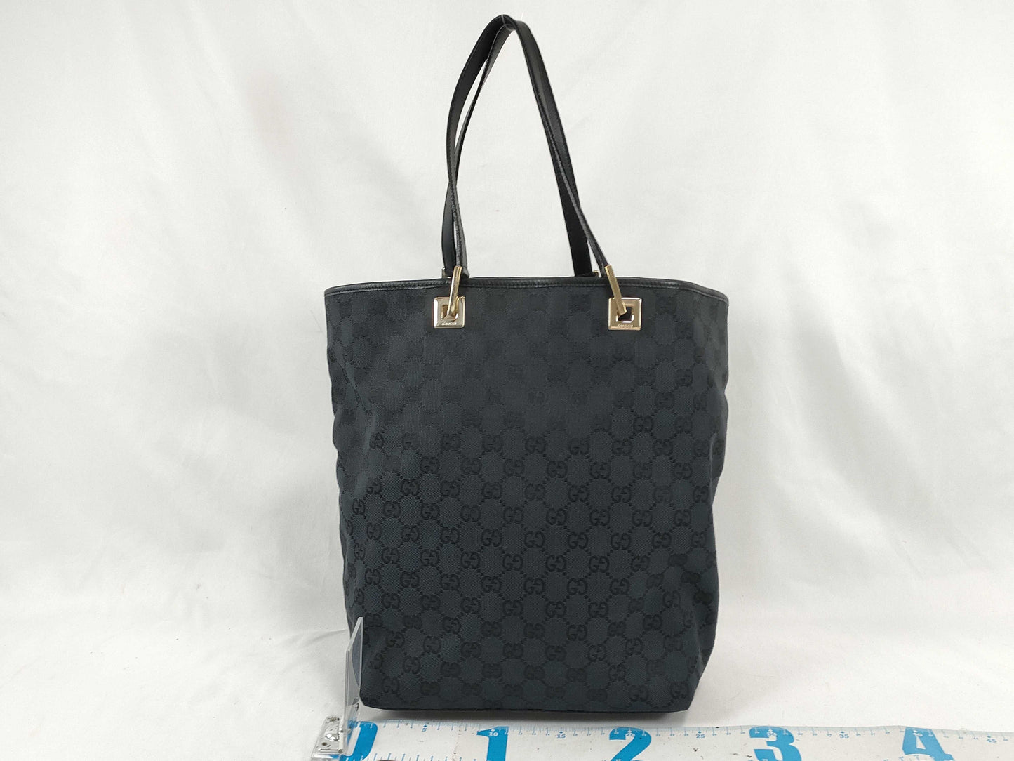 GUCCI GG Canvas Tote Bag 002 1098 Black W24cm Tote Bag
