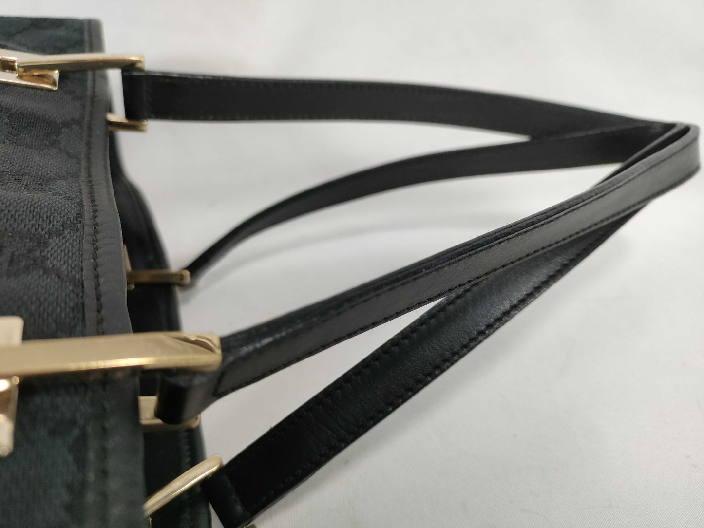 GUCCI GG Canvas Tote Bag 002 1098 Black W24cm Tote Bag