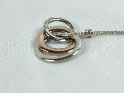 Tiffany & Co. TIFFANY Interlocking Circle Necklace 925 5.0g Necklace
