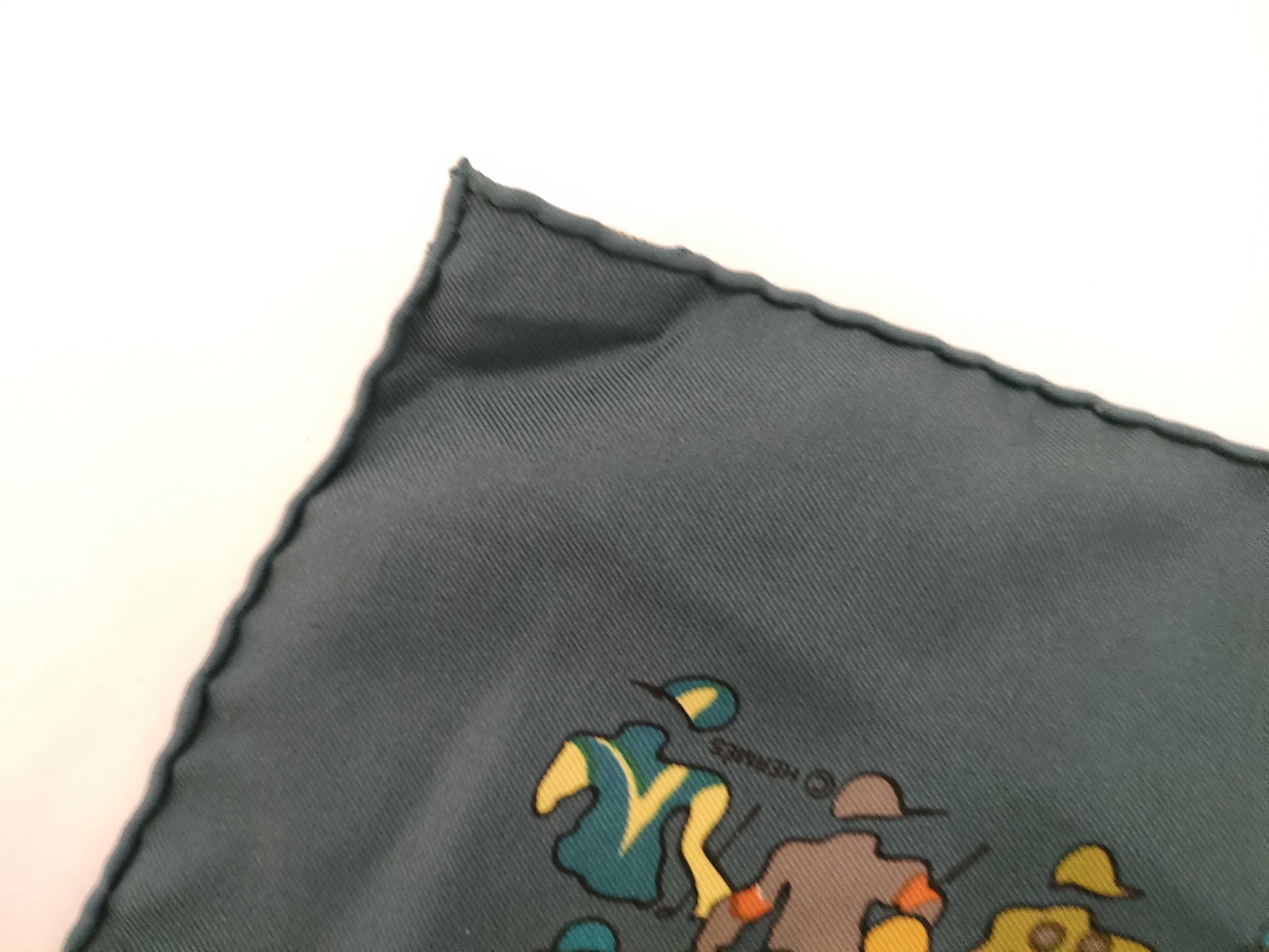 HERMES Carré HERMES Petit Carré Carré 45 Silk Scarf Jockey's Uniform Competition Uniform Navy Other Accessories