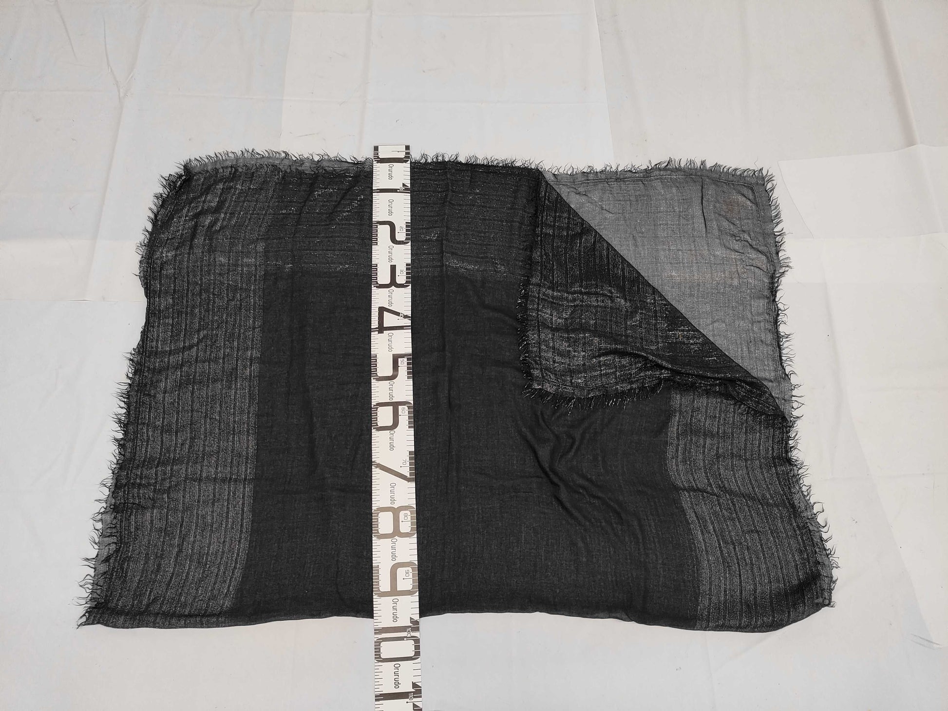 CHANEL Coco Mark Shawl with Stones, Black, Other Accessories