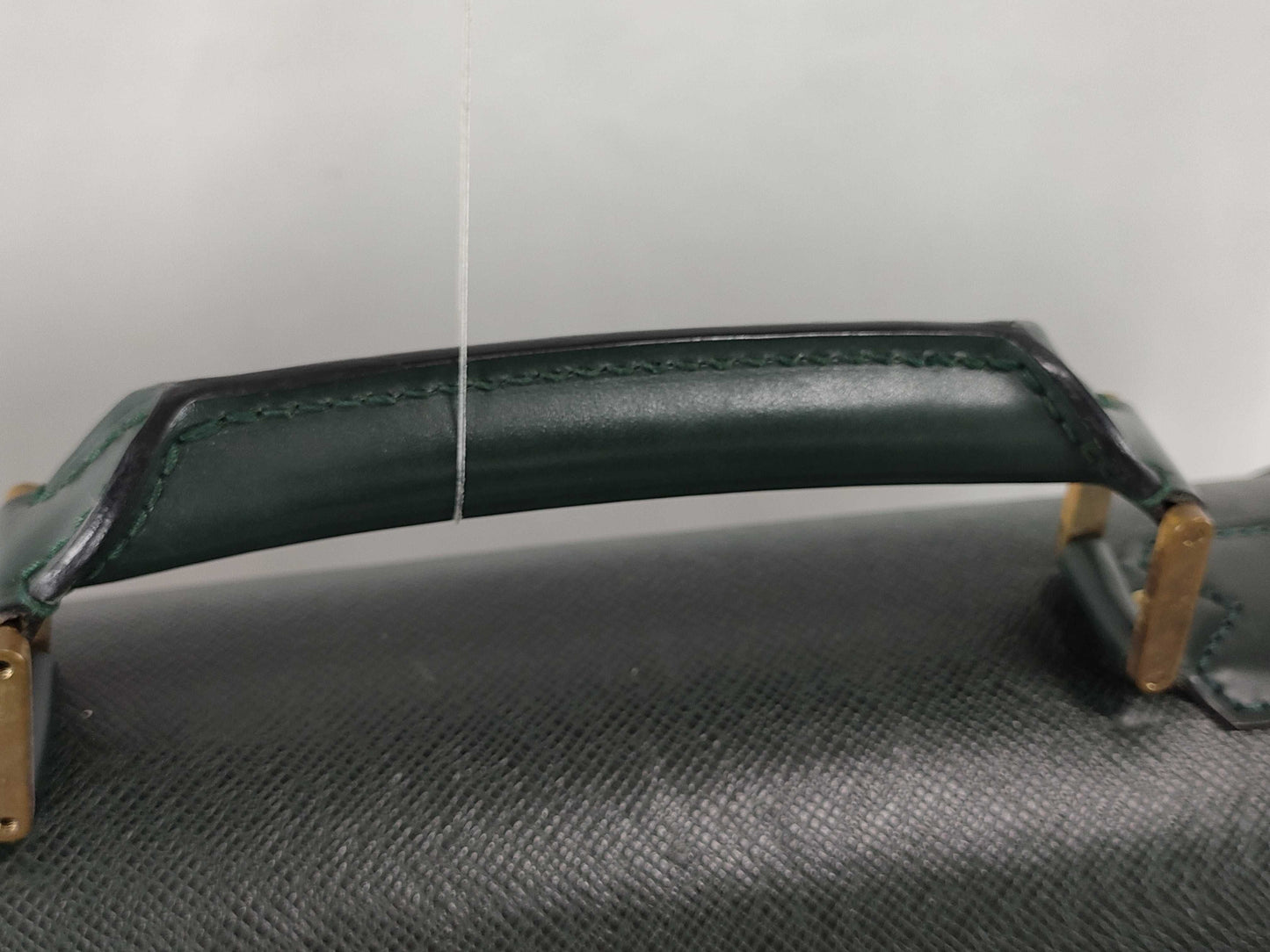 LOUIS VUITTON Taiga GUCCI Bamboo Backpack 003 1705 Black W21cm Bag