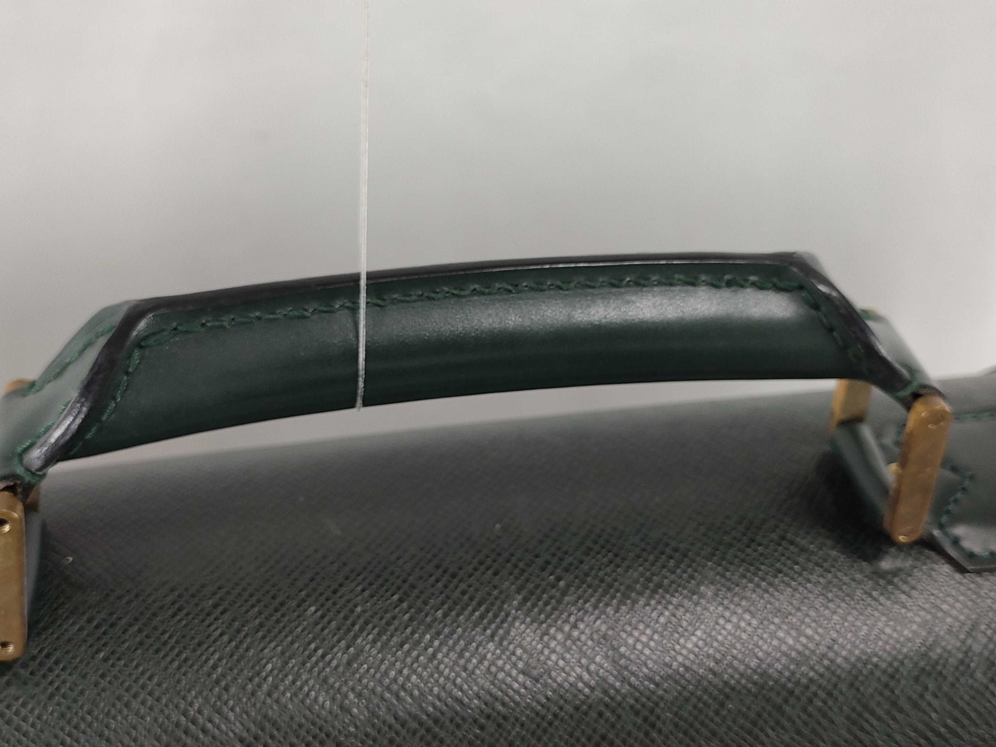 LOUIS VUITTON Taiga GUCCI Bamboo Backpack 003 1705 Black W21cm Bag