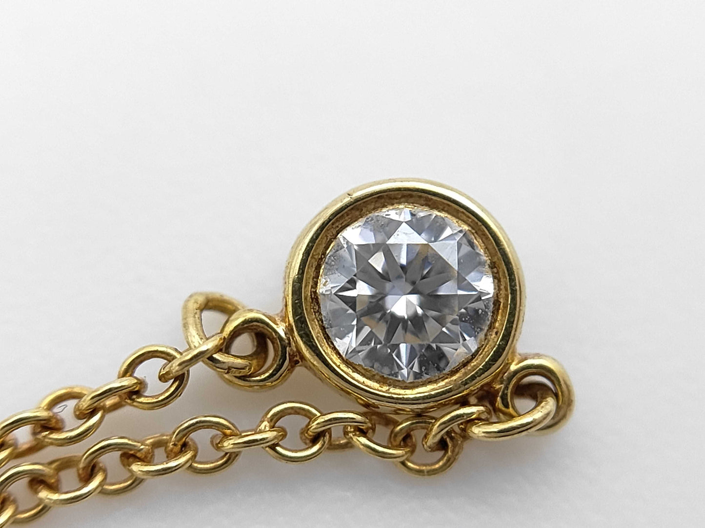 Tiffany & Co. By the Yard 1PD YG 750 1.9g Necklace 