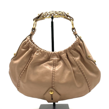 Yves Saint Laurent Mombasa Leather One-Shoulder Bag with Pouch