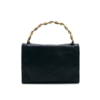 CHANEL CHANEL Matelasse Coco Mark Lambskin Top Handbag