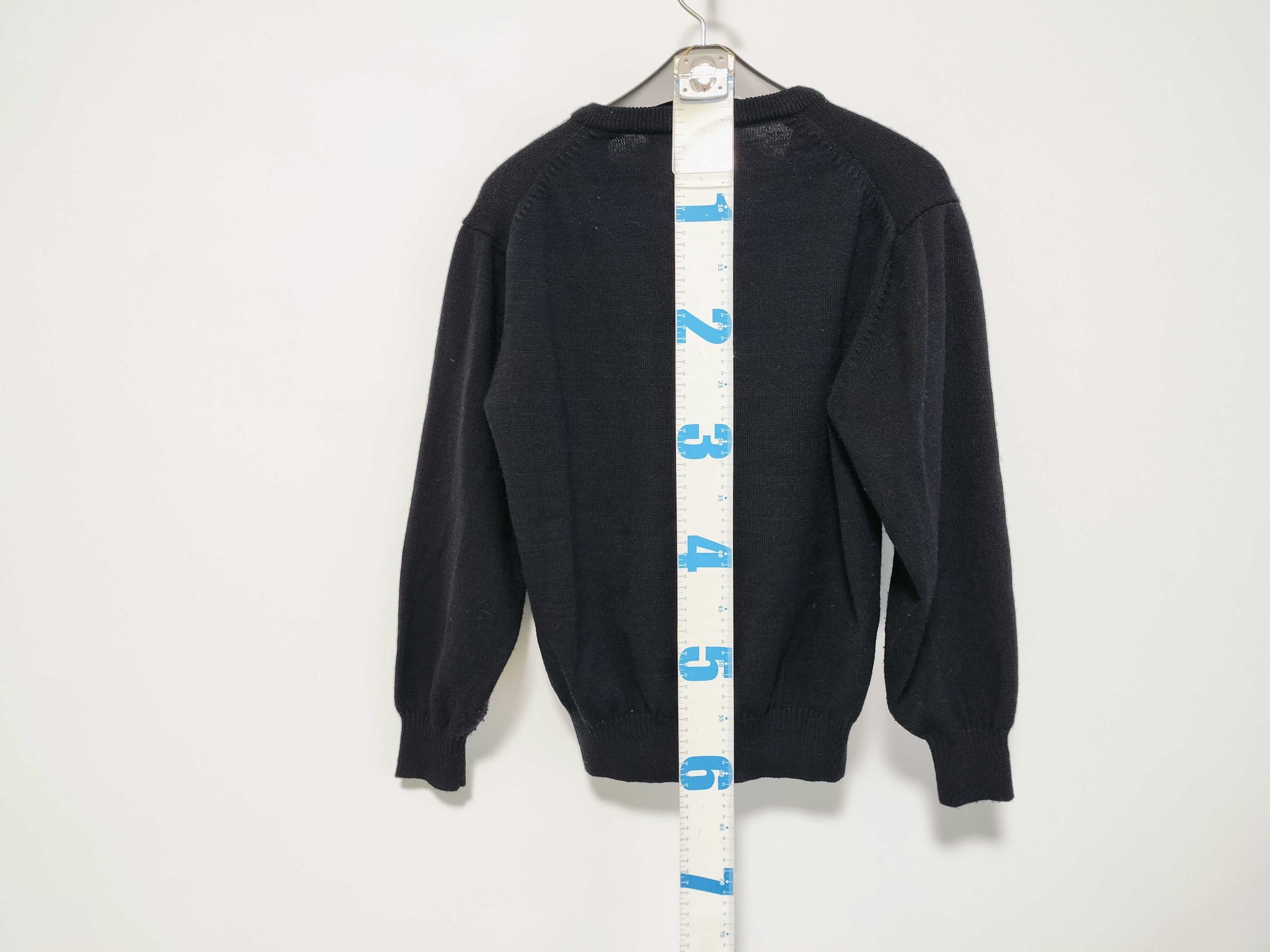 Dior Christian Dior Logo Knit Women's V-Neck Sweater Black Top