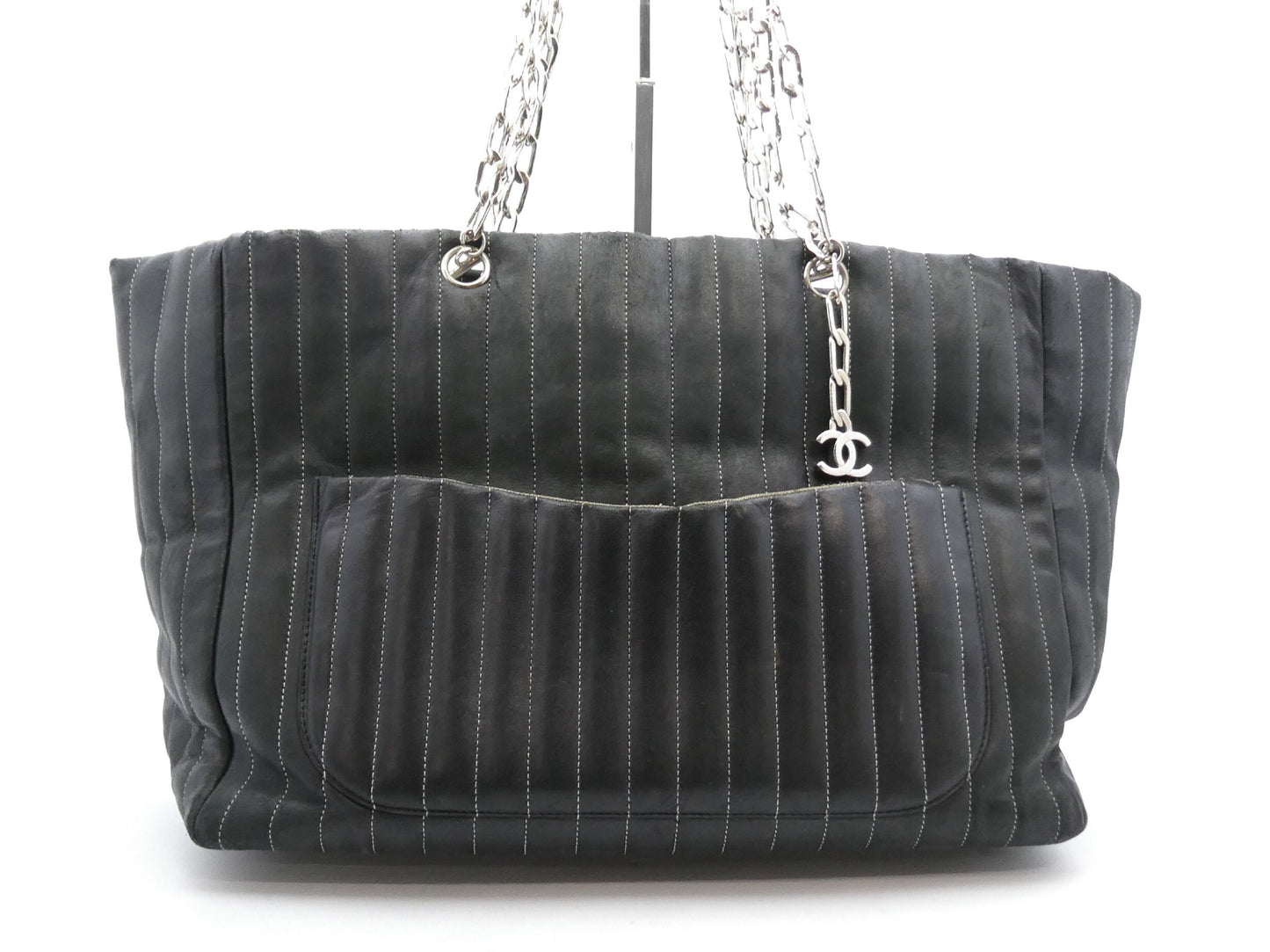 CHANEL New Mademoiselle Coco Mark Chain Tote Bag