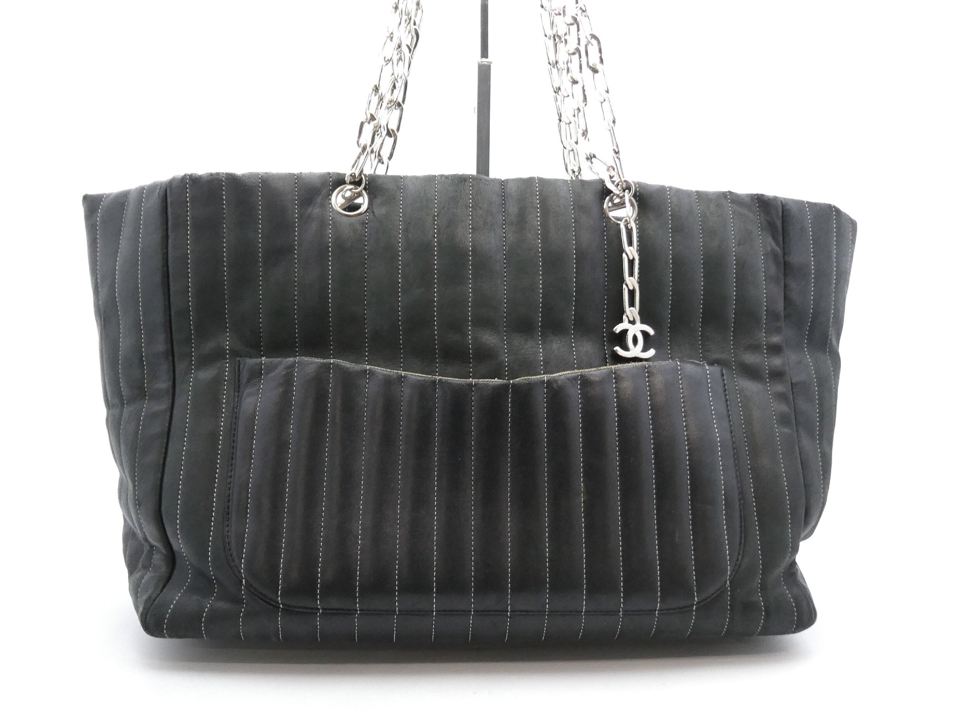 CHANEL New Mademoiselle Coco Mark Chain Tote Bag