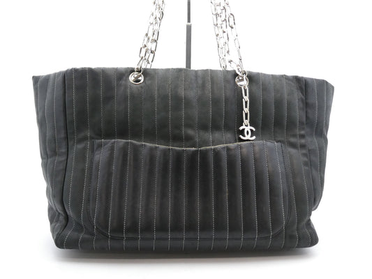 CHANEL New Mademoiselle Coco Mark Chain Tote Bag